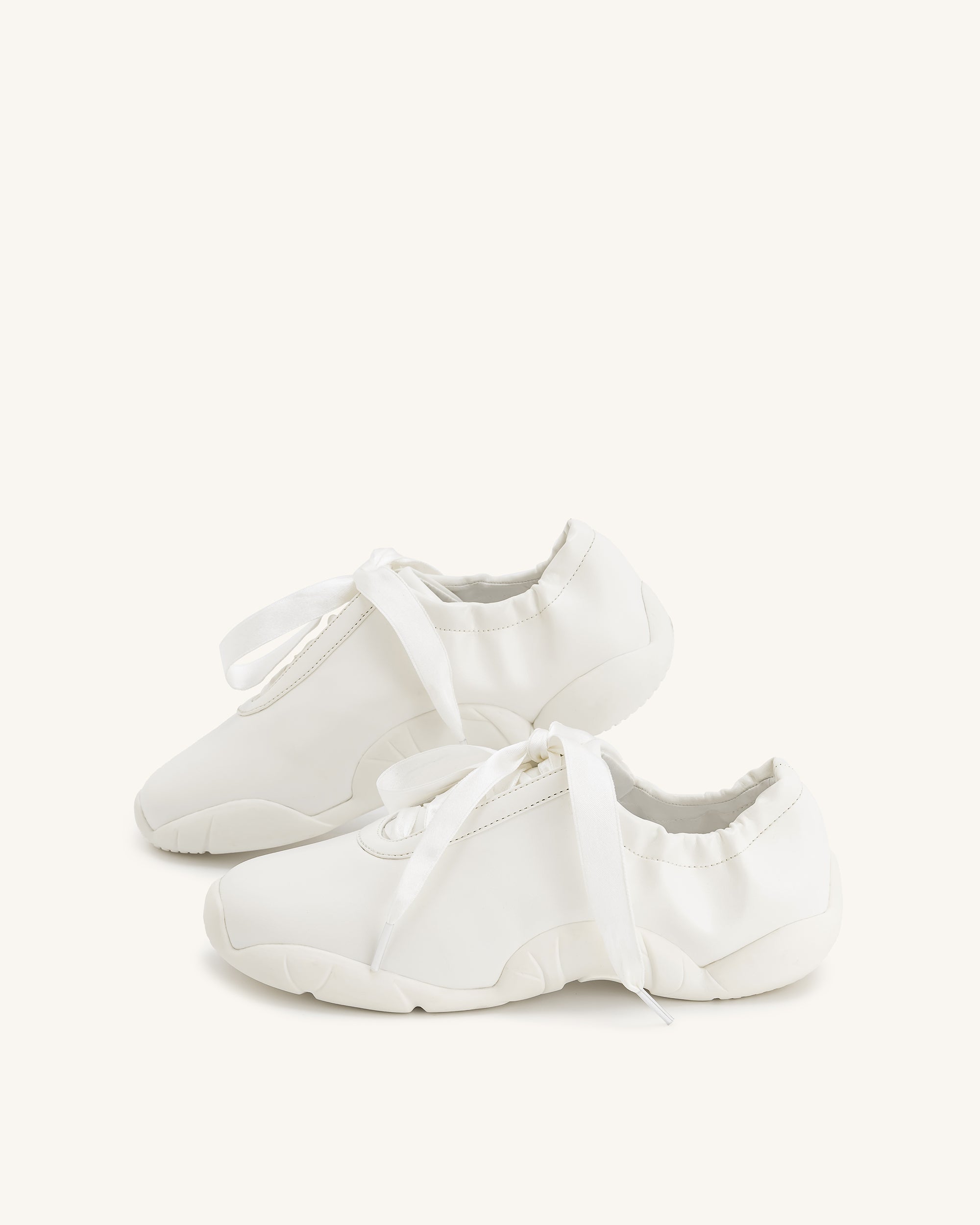 Flavia Ballerina Sneakers - White