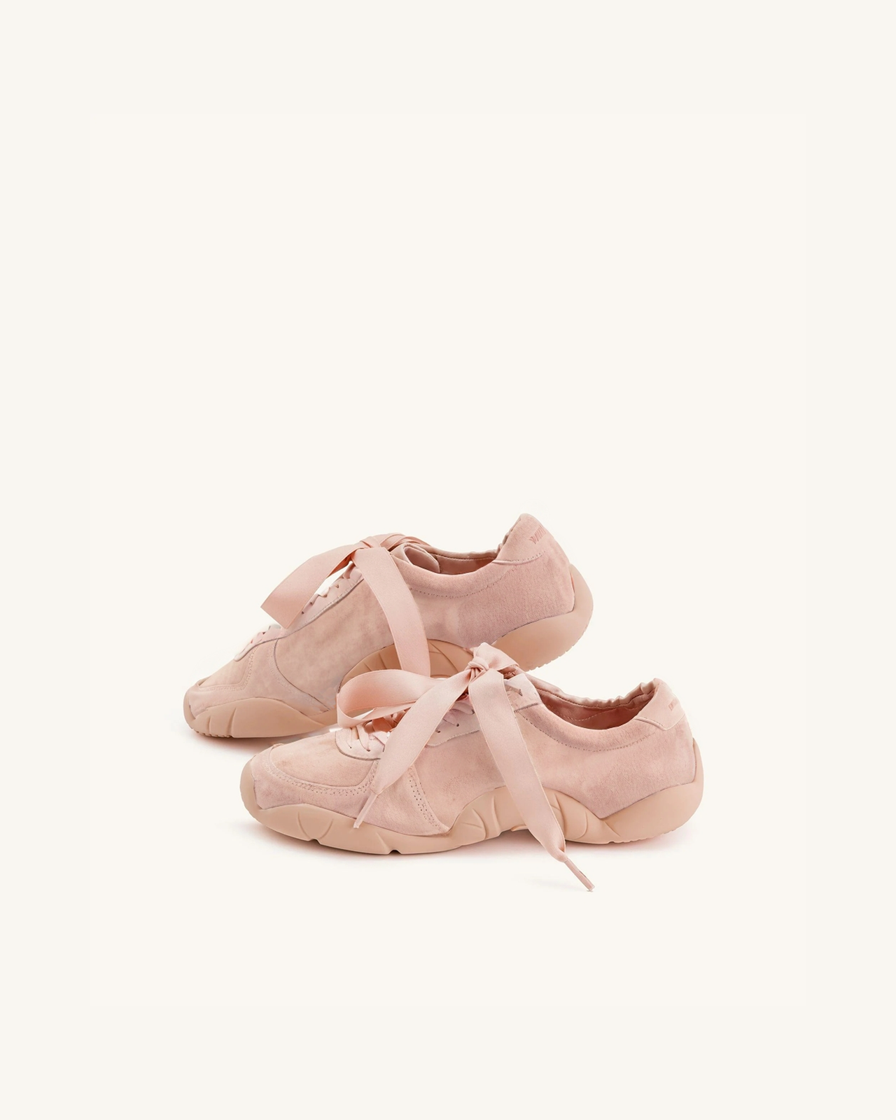 Hitomi Suede Daddy Trainer - Pink