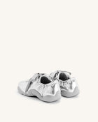 Flavia Ballerina Sneakers - Silver