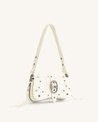 Joy Crushed Shoulder Bag - White