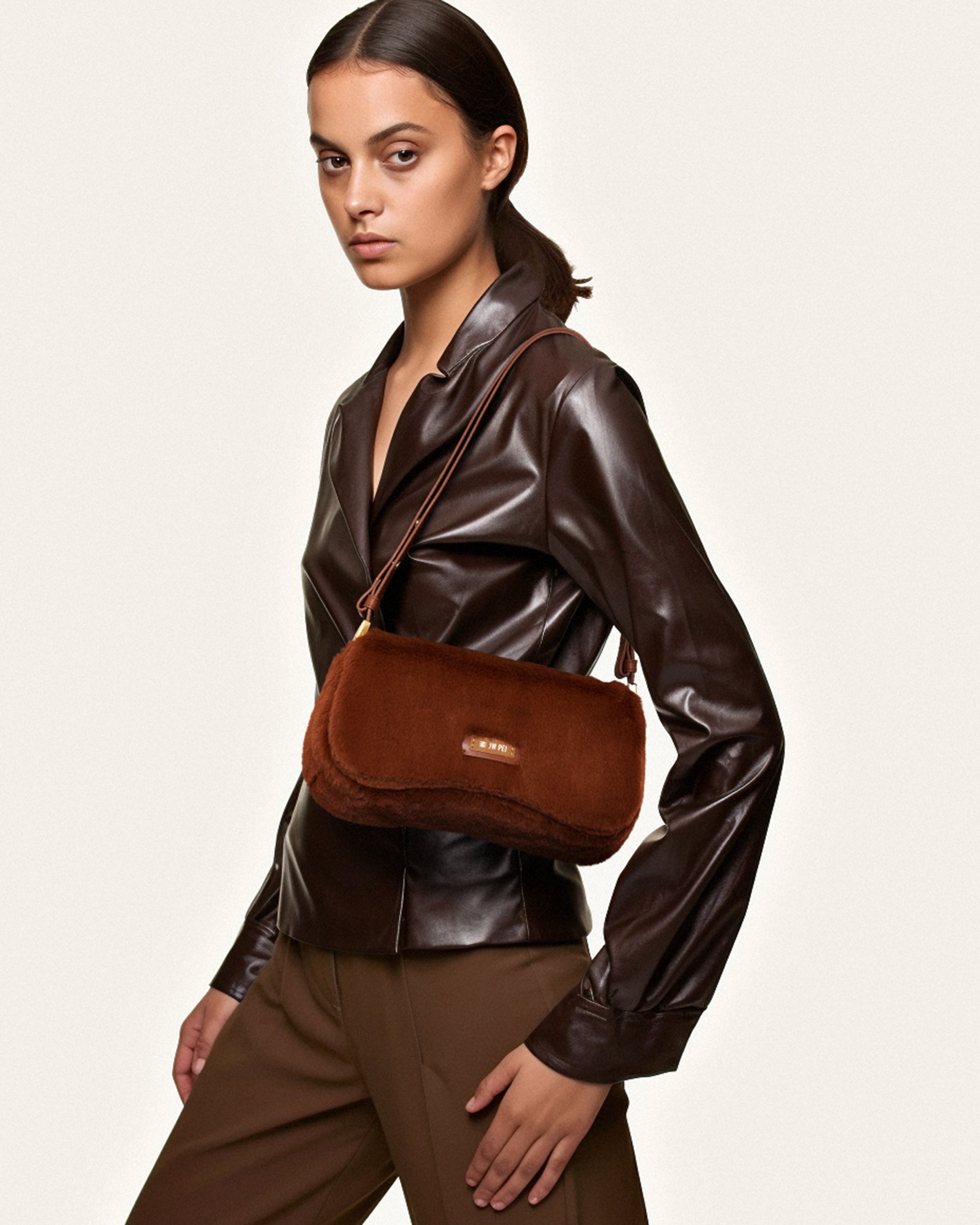 Vegan leather handbag JW PEI Black in Vegan leather - 34171057