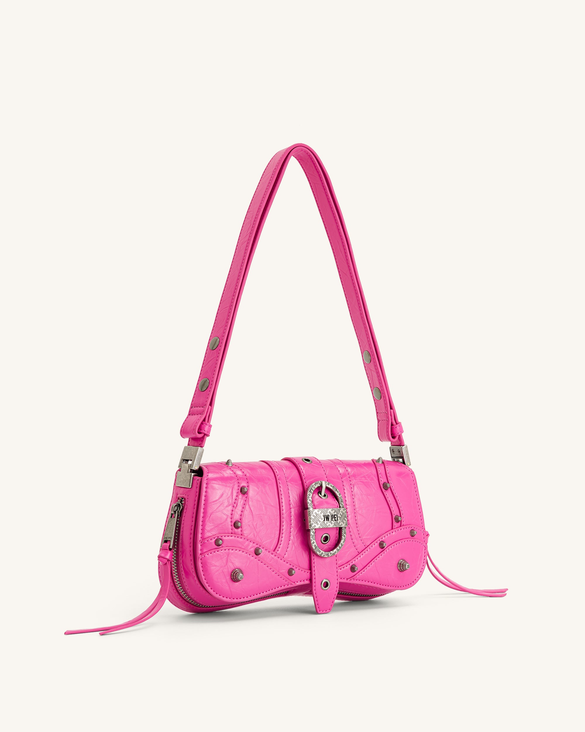JW PEI Joy Faux Leather Shoulder Bag in Pink