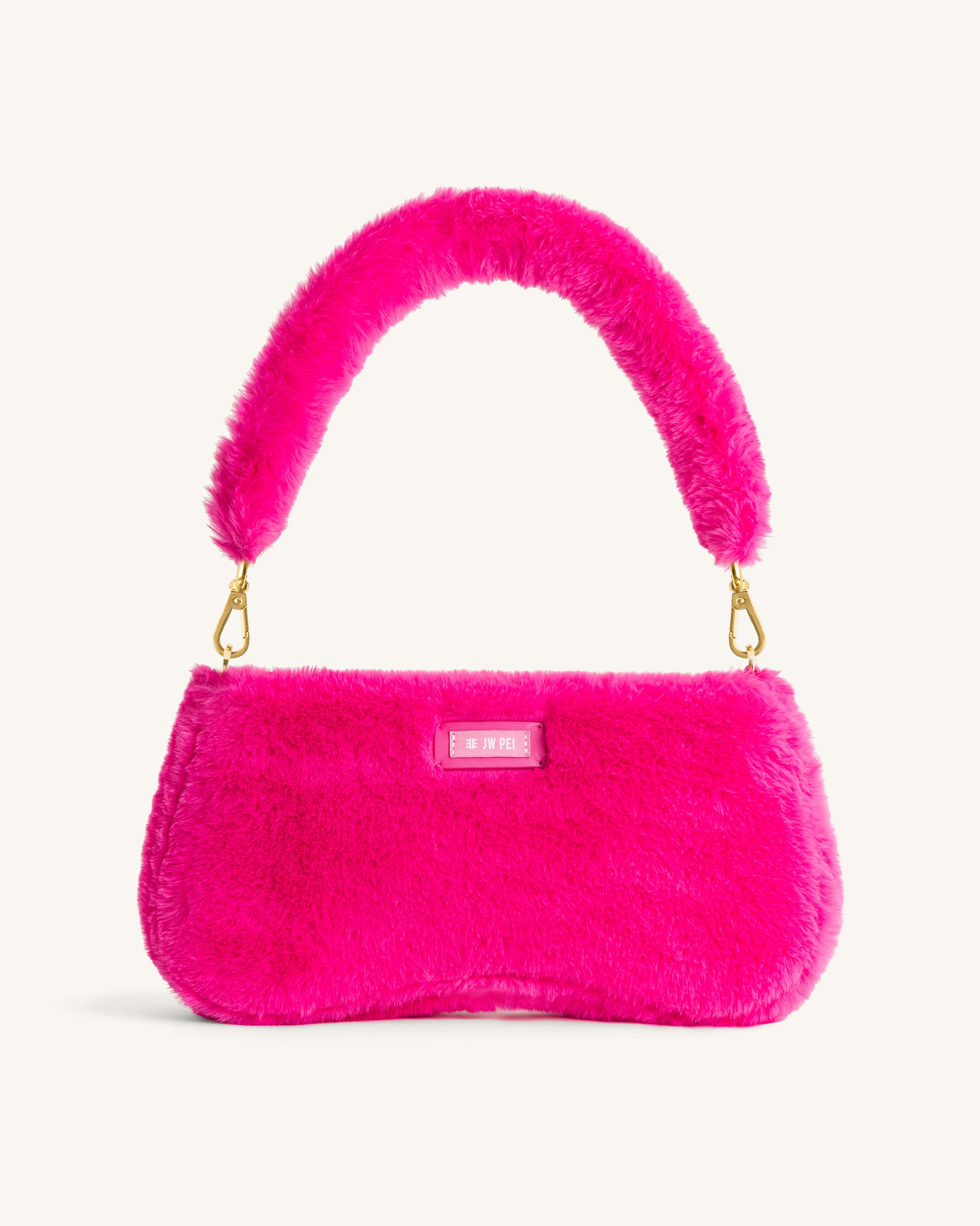 Faux fur handbag