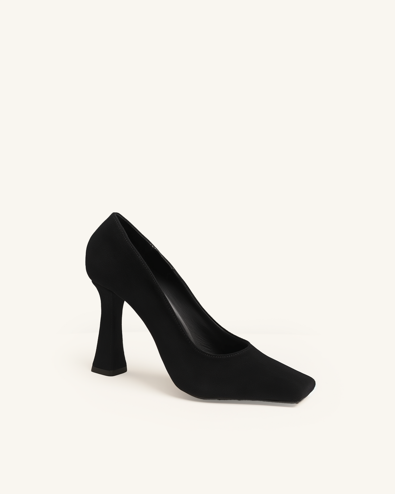 Grace Sueded Pointed Heels - Black