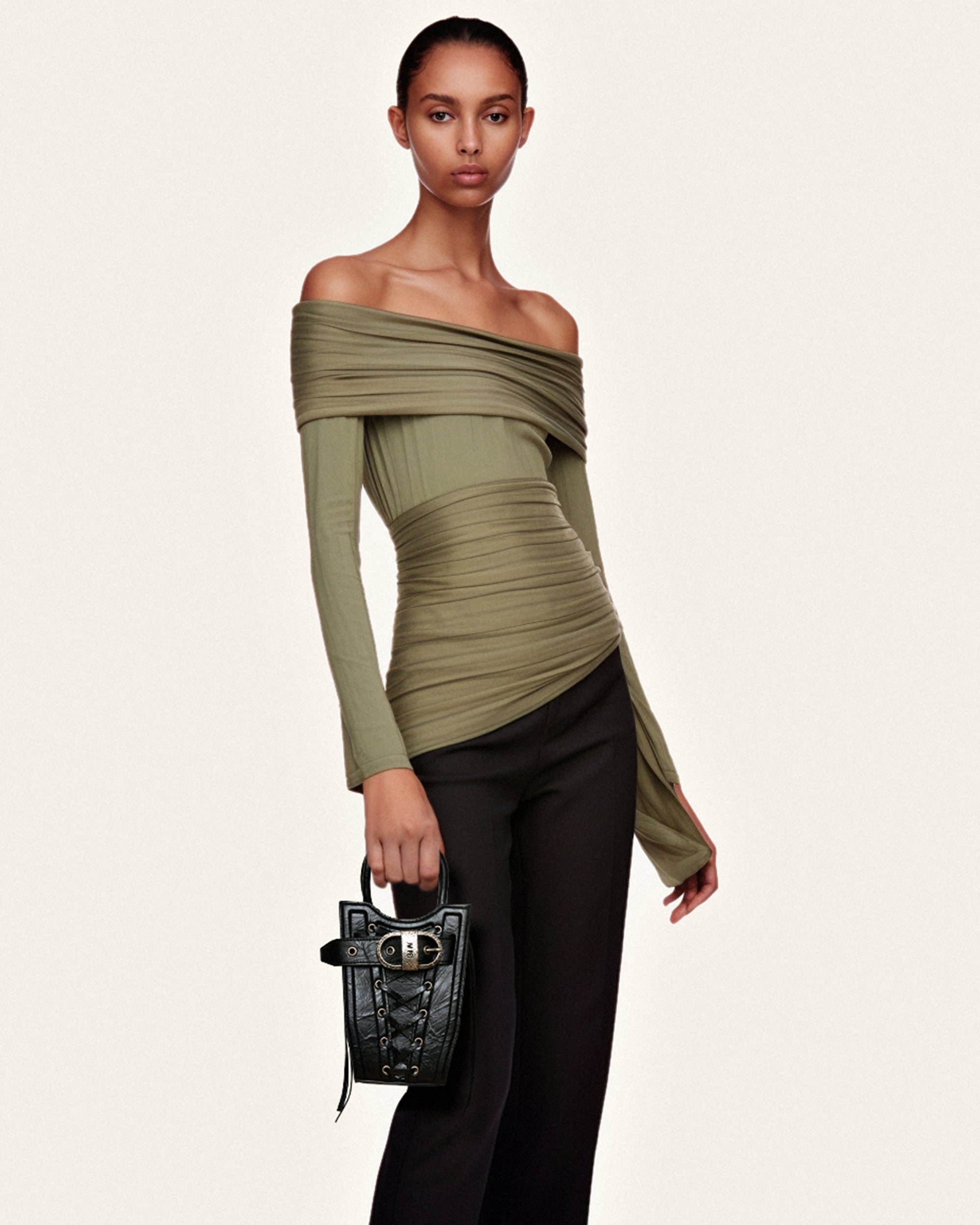FEI Checkerboard Mini Tote Bag - Black & White - Fashion Women Vegan Bag Online Shopping - JW Pei