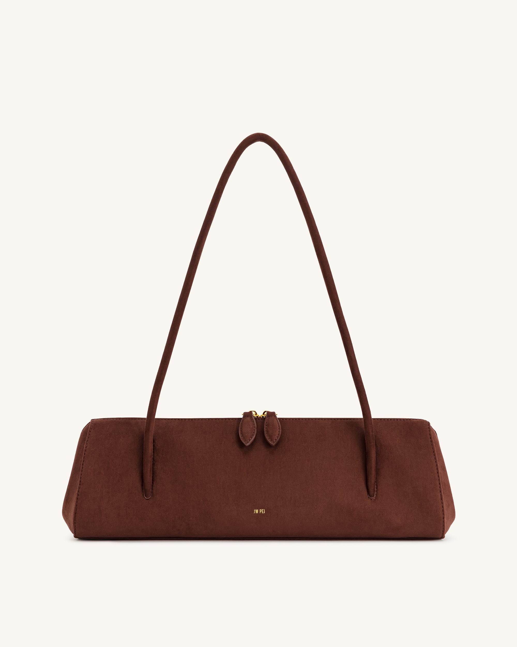 Nova Baguette Style Shoulder Bag - Brown