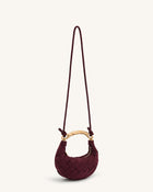 Orla Weave Handbag - Claret