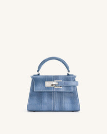 Elise Top Handle Bag - Blue