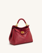 Lucia Classic Top Handbag - Claret