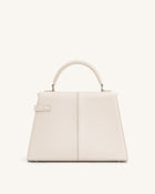 Elise Large Top Handle Bag - White