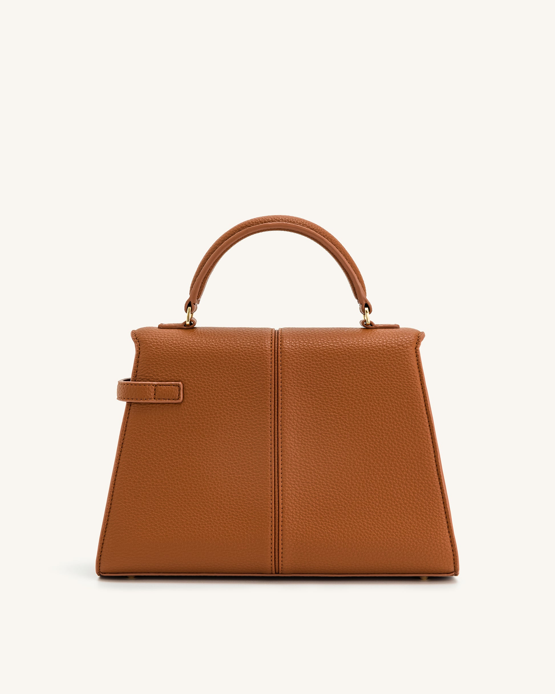 Elise Large Top Handle Bag - Brown - JW PEI