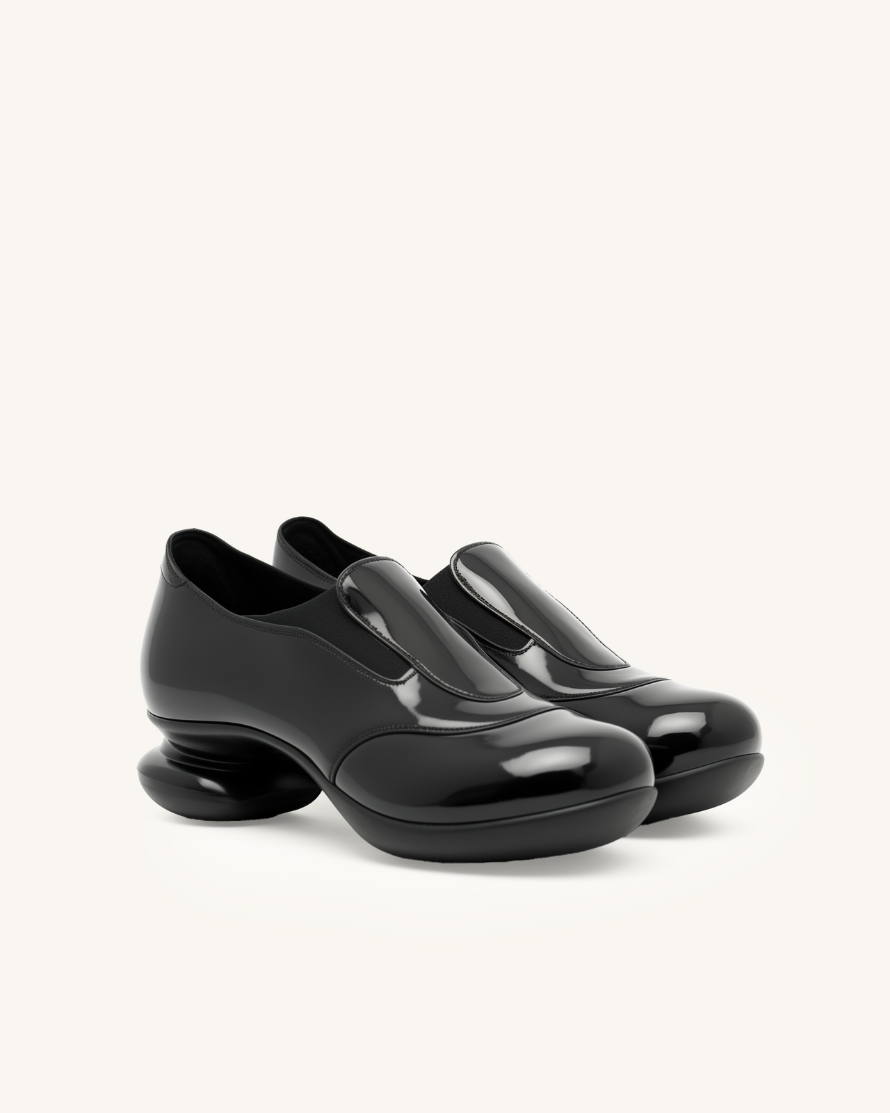 Kinsley Noir Slip-On Shoes - Patent Black