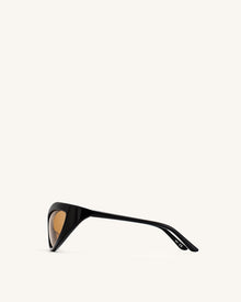 Clarissa Cateye Sunglasses - Black