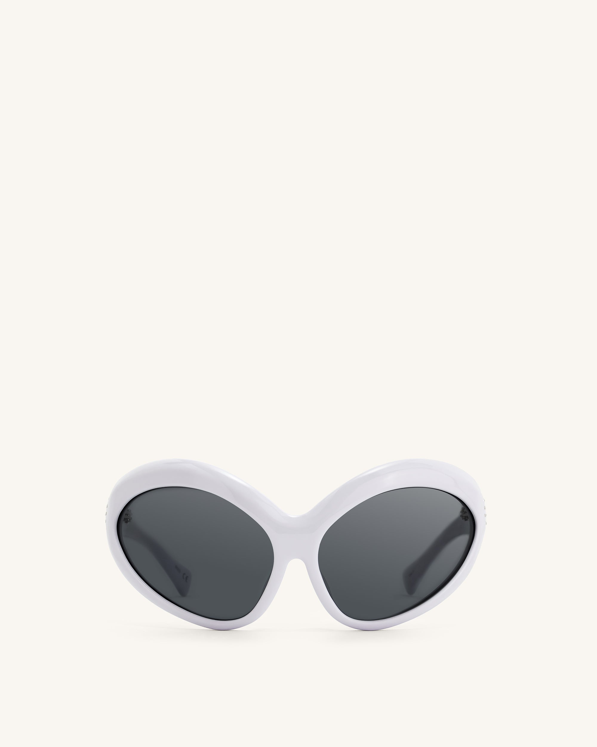 Quorra Cateye Sunglasses - White