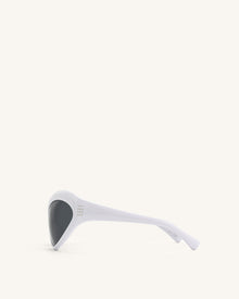 Quorra Cateye Sunglasses - White