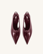 Vivovr High Heel Pumps - Burgundy