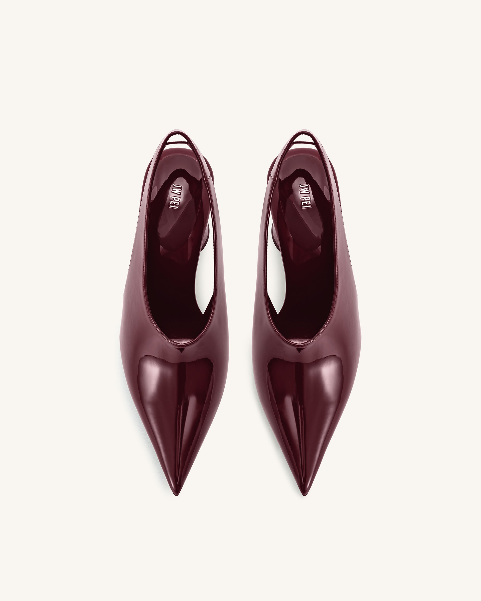 Vivovr High Heel Pumps - Burgundy