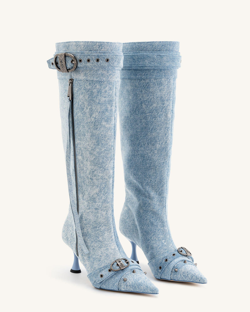 Nico Denim Boot - Blue