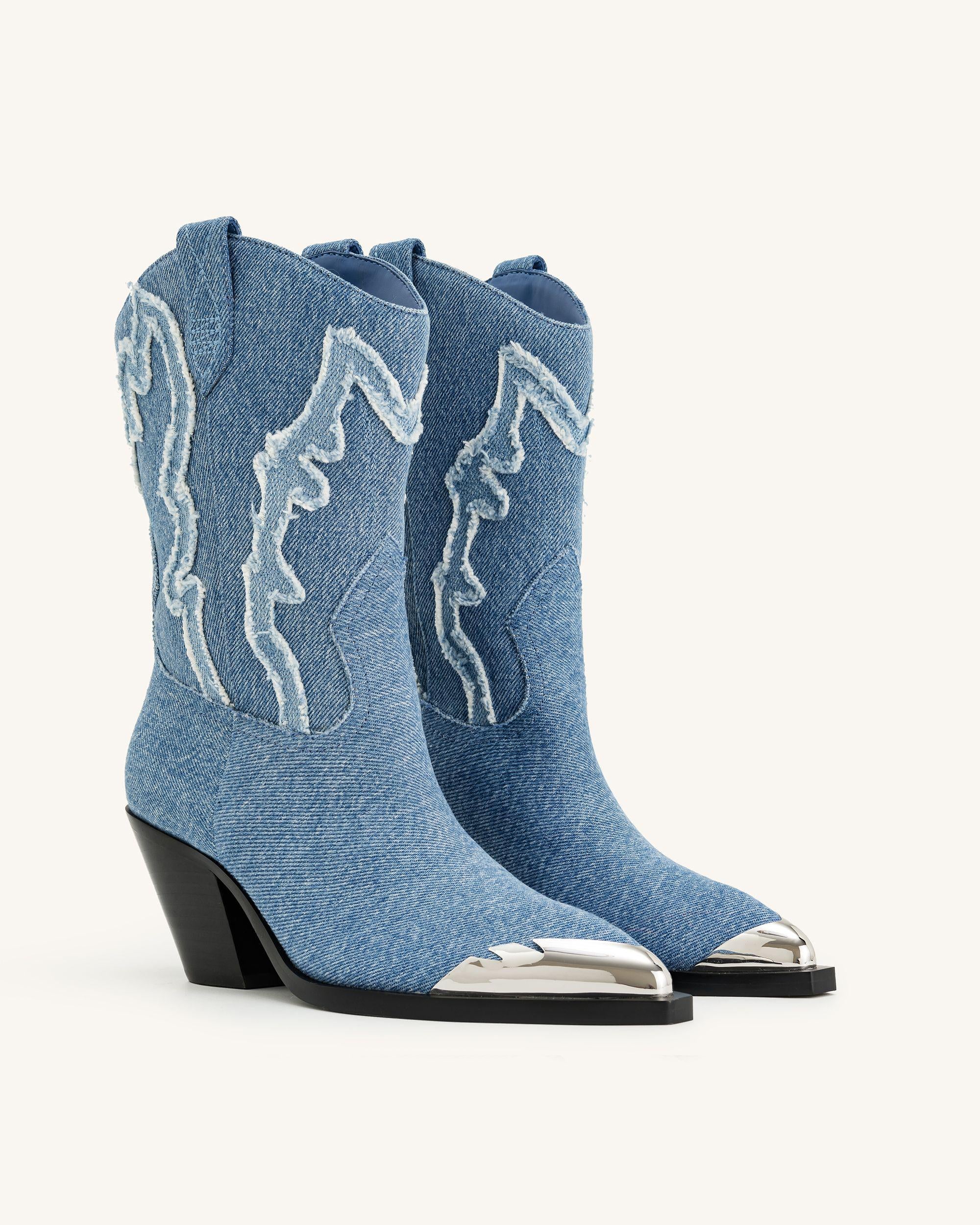 Paris blues cowgirl boots hotsell