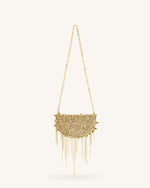 Anika Star-Embellished Chain Bag - Gold