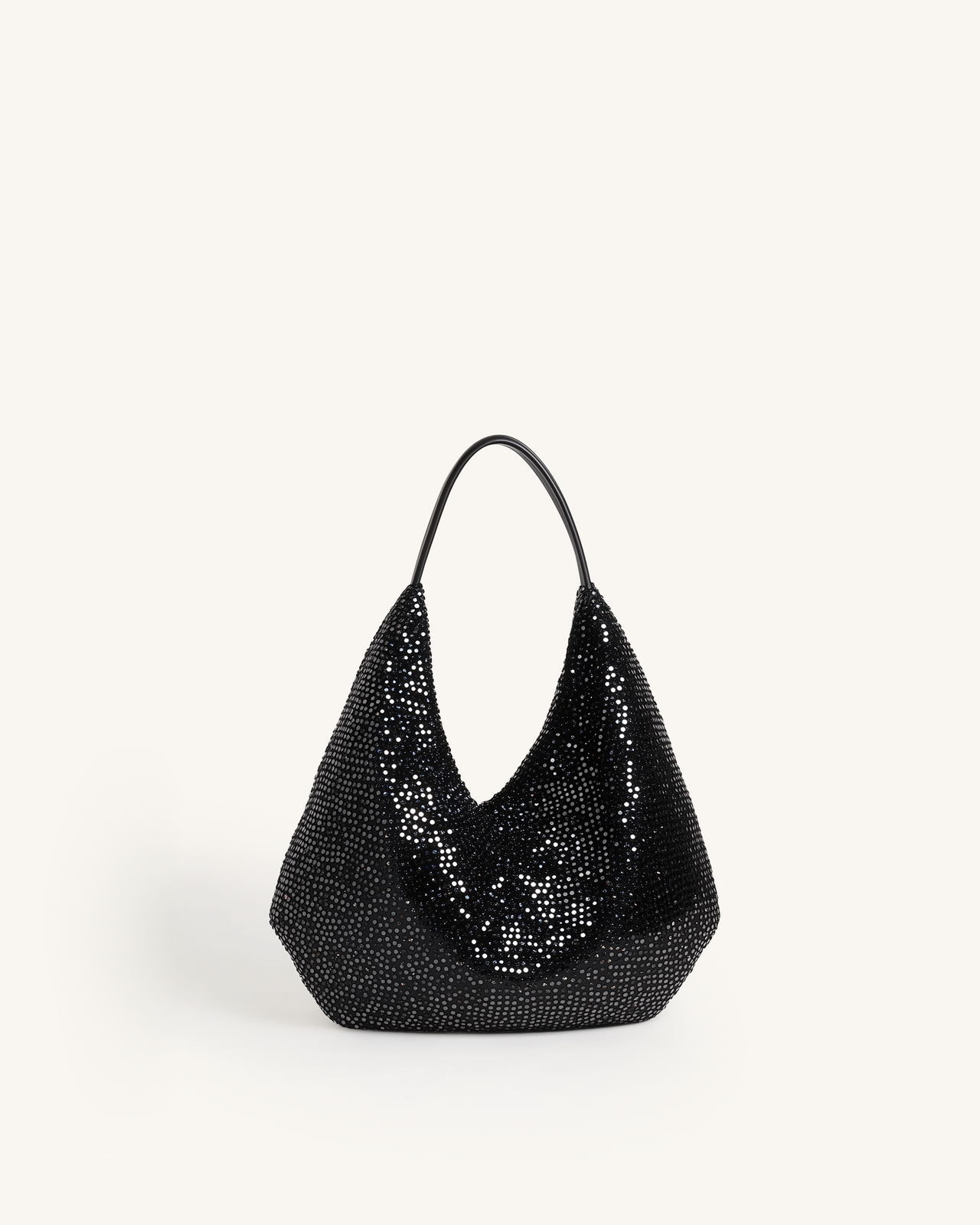 Sophie Sequin Slouchy Hobo - Black