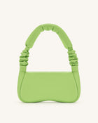 Alison Soft Volume Shoulder Bag - Lime Green