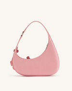 Harlee Embroidered Shoulder Bag - Pink