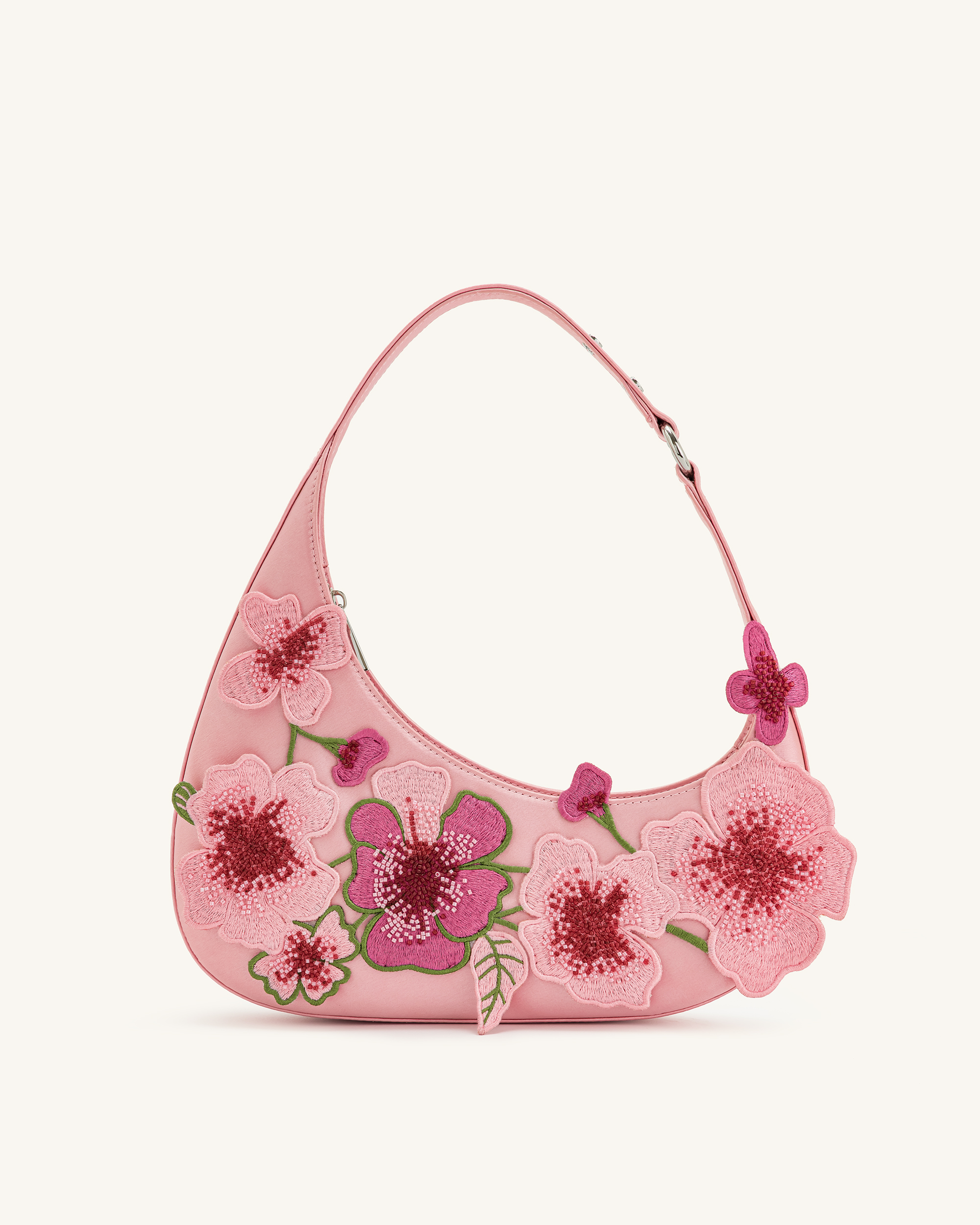 HarleeEmbroideredShoulderBag-Pink