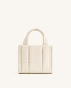 Freya Mini Tote Bag - White