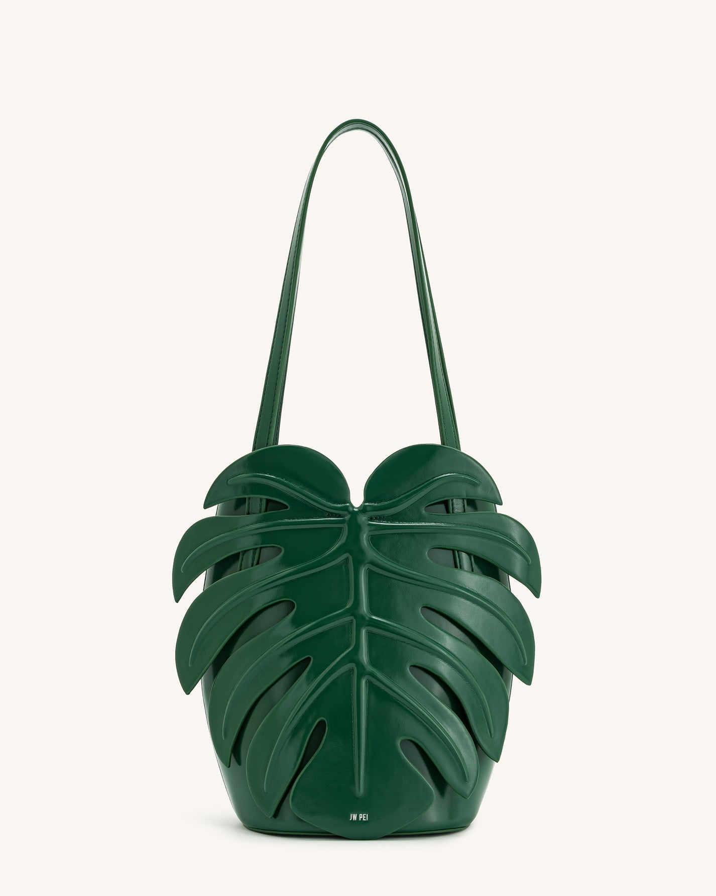 Cecelia Leaf Shape Shoulder Bag - Green - JW PEI