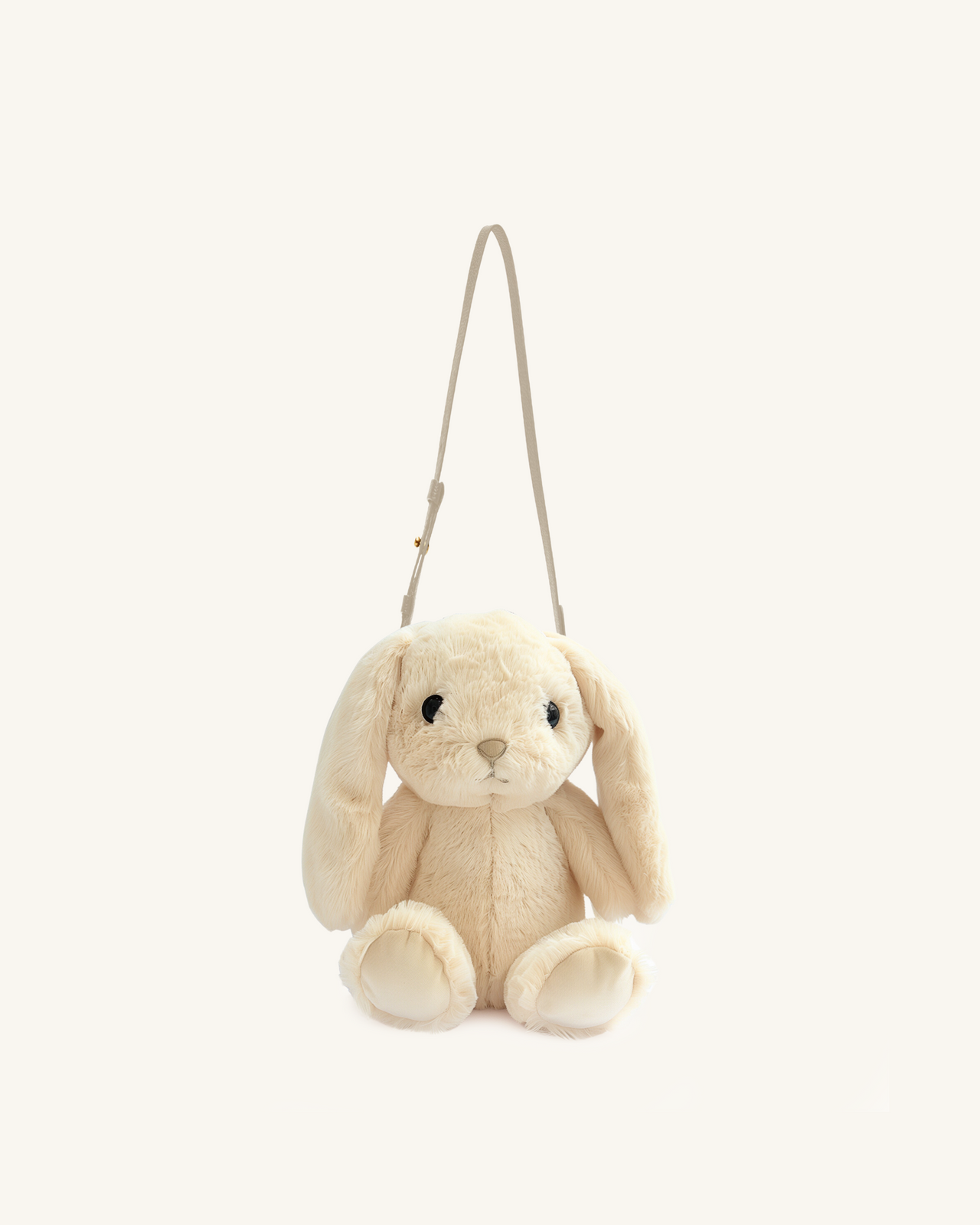 Clarisse Fluffy Bunny Shoulder Bag - Beige