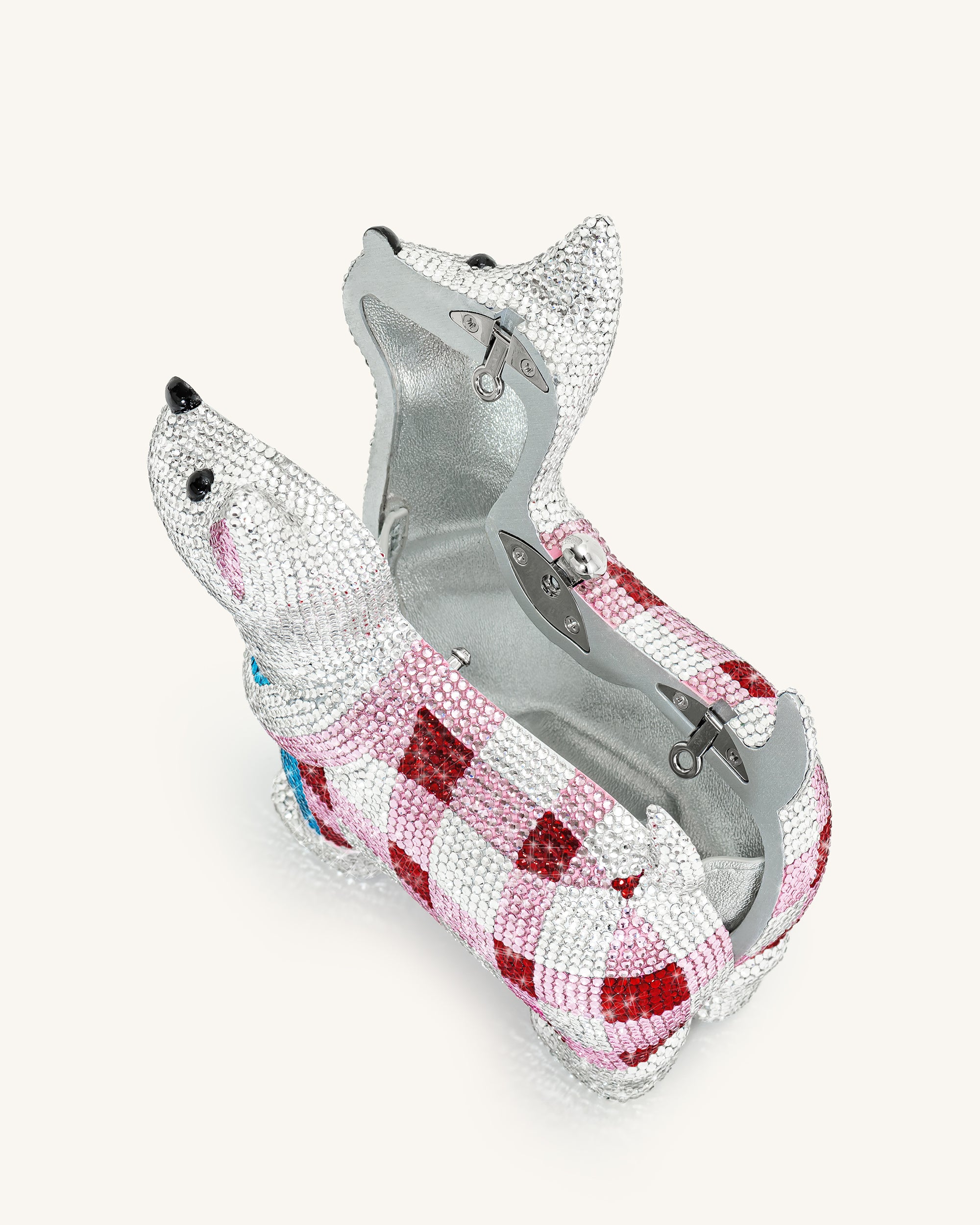 Crystal retailer Puppy Clutch Purse