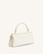 Danna Top Handle Bag - White