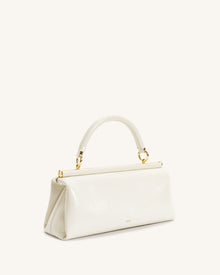 Danna Top Handle Bag - White