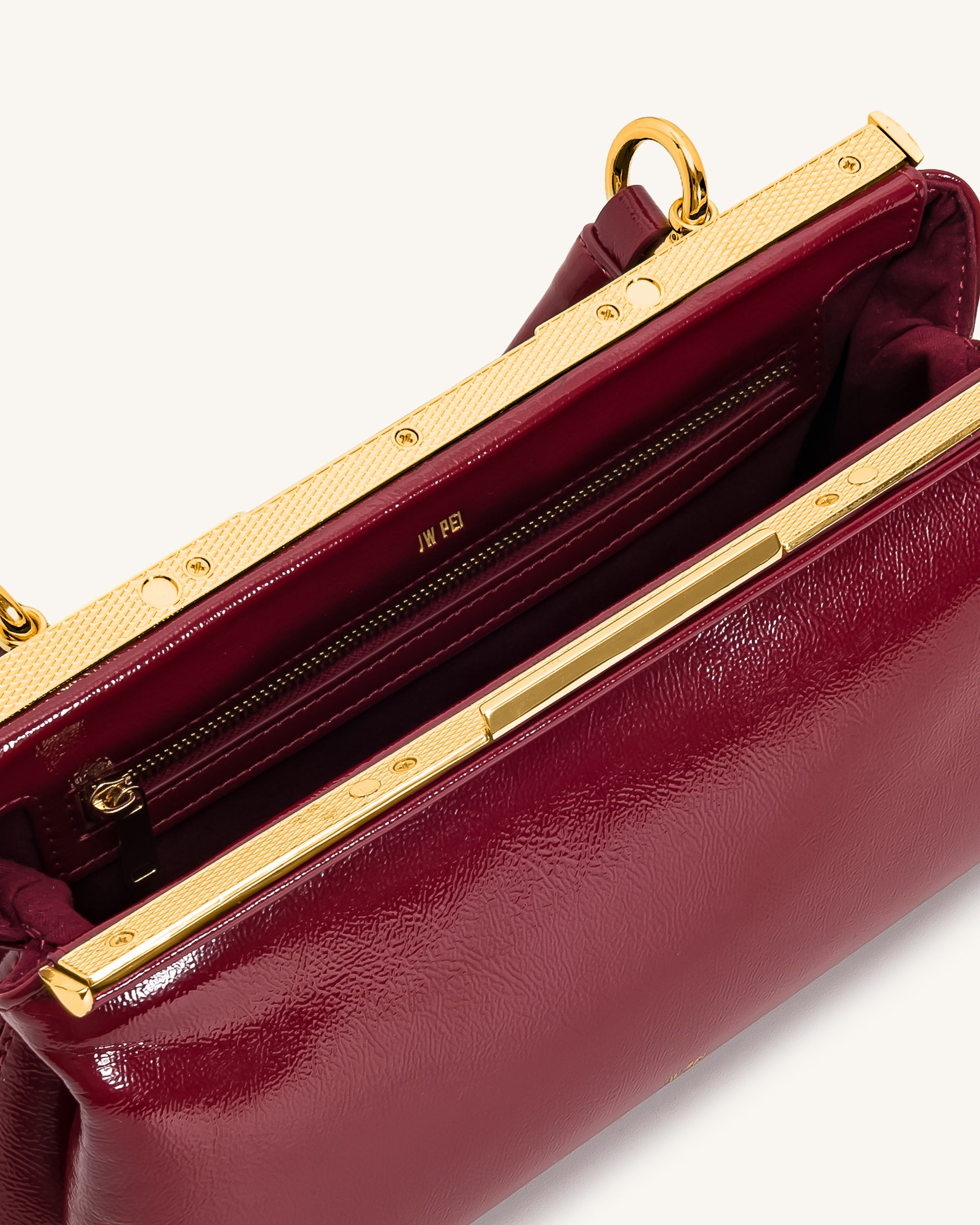 Danna Top Handle Bag - Claret