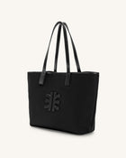 Cathy Nylon Tote Bag - Black