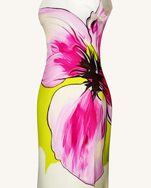 Olivia Floral Halter Gown - Multicolor