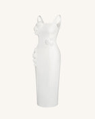 Garden Grace Sheath Dress - White