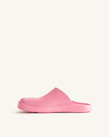 Hayley Toe Model Flat Mules - Pink