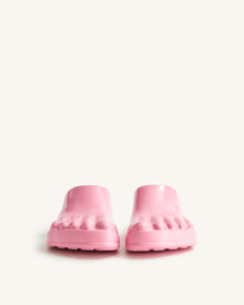 Hayley Toe Model Flat Mules - Pink