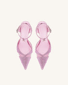 Haidi Artificial Crystal Pumps - Pink