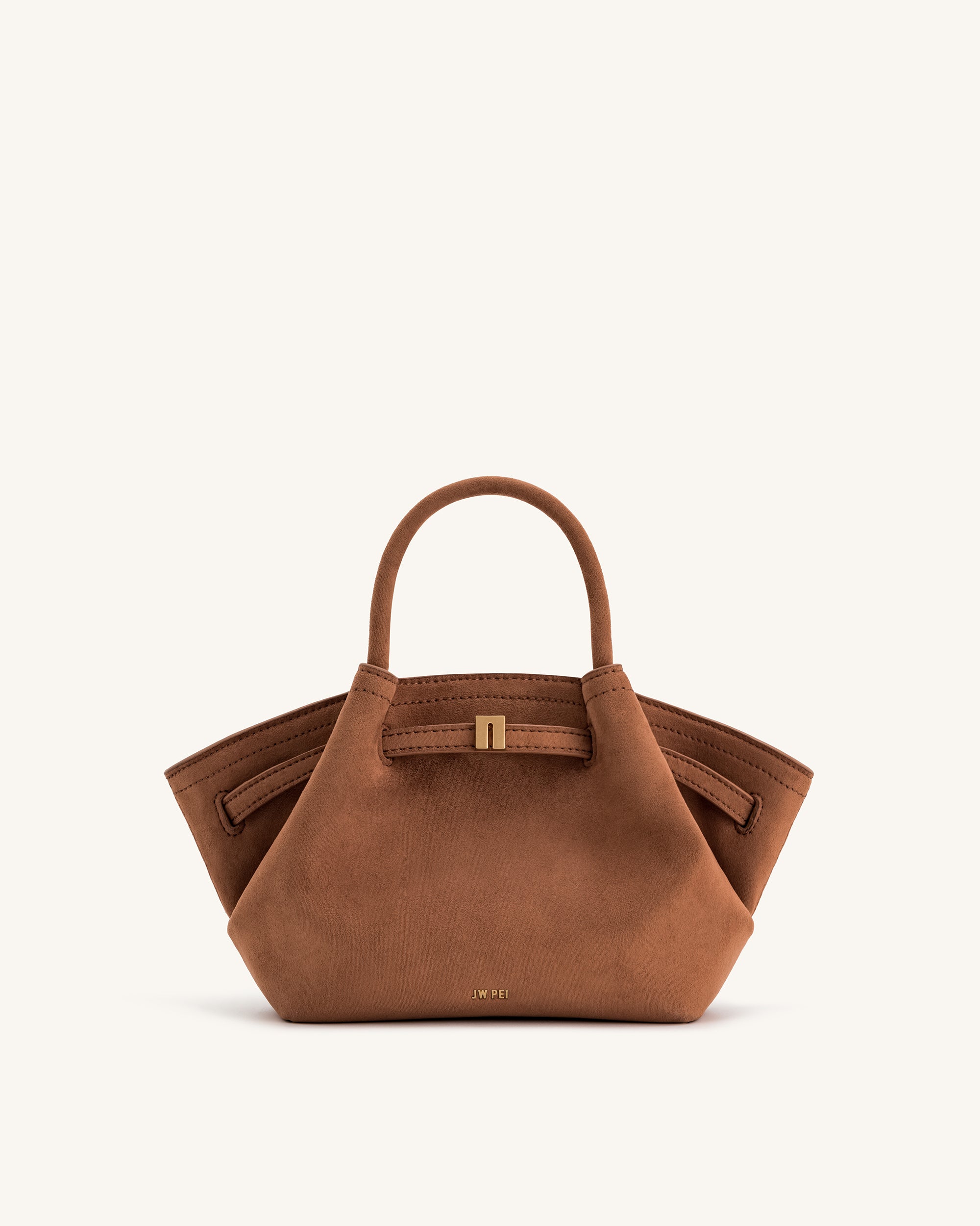 Brown tote bag best sale