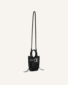 FEI Crushed Straps Phone Bag - Black