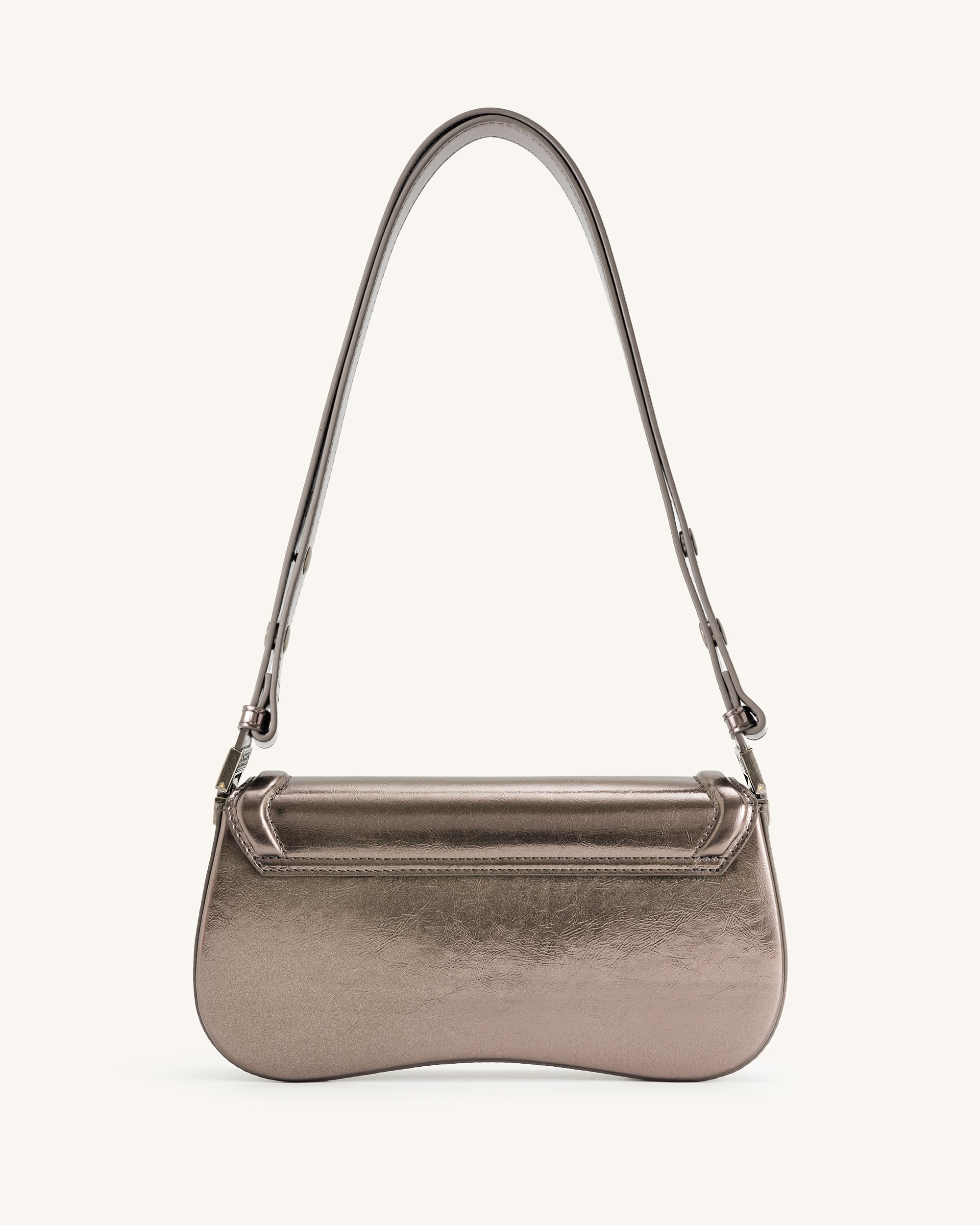 Joy Metallic Shoulder Bag - Anthracite