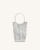 FEI Metallic Sequin Phone Bag - Silver