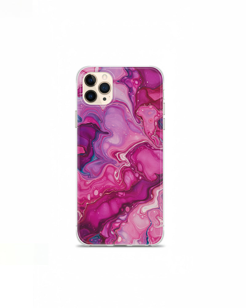 Charlotte Marble Swirl Phone Case - Pink