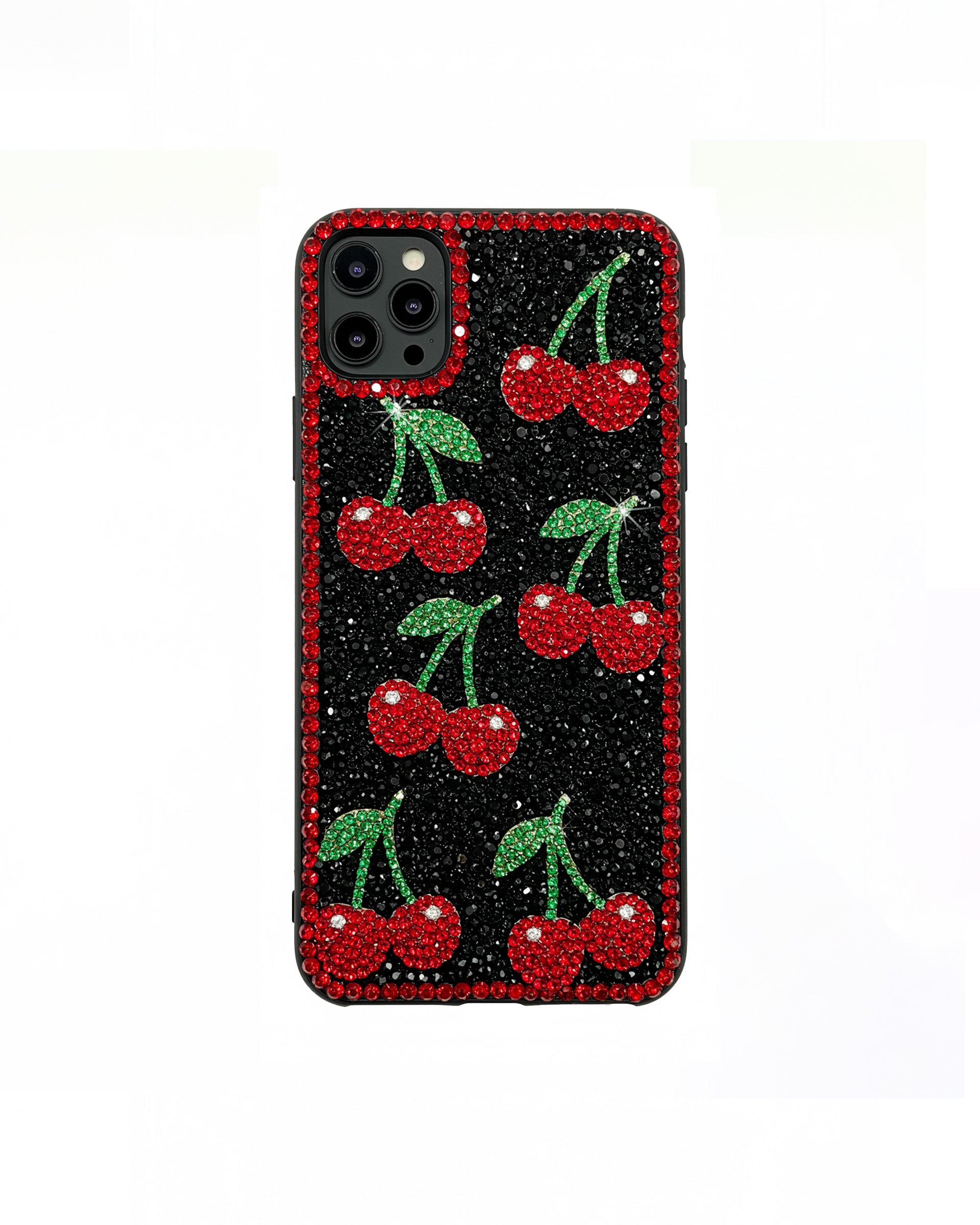 Cherry Phone Case - Black Multicolor