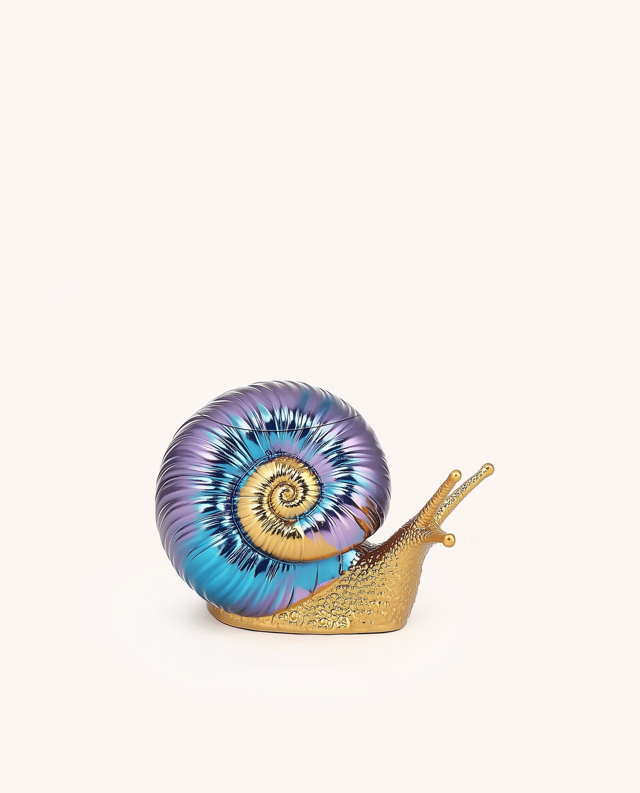 Lucy Iridescent Snail Clutch - Multicolor