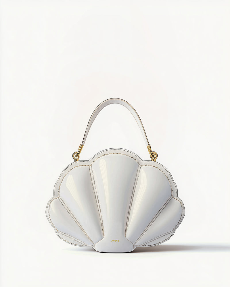 Gianna Shell Bag - White