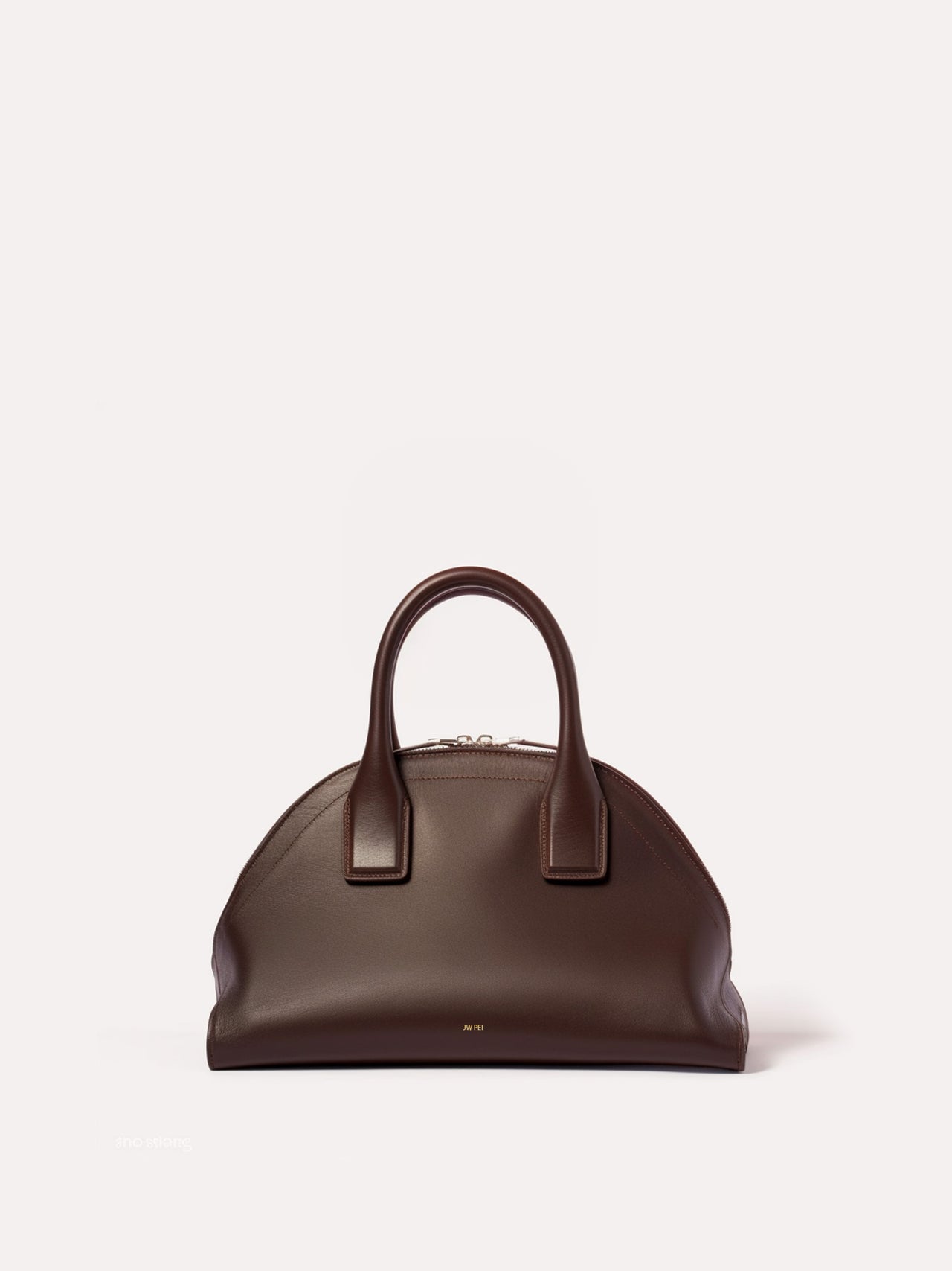 Julia Dome Top Handle Bag - Brown